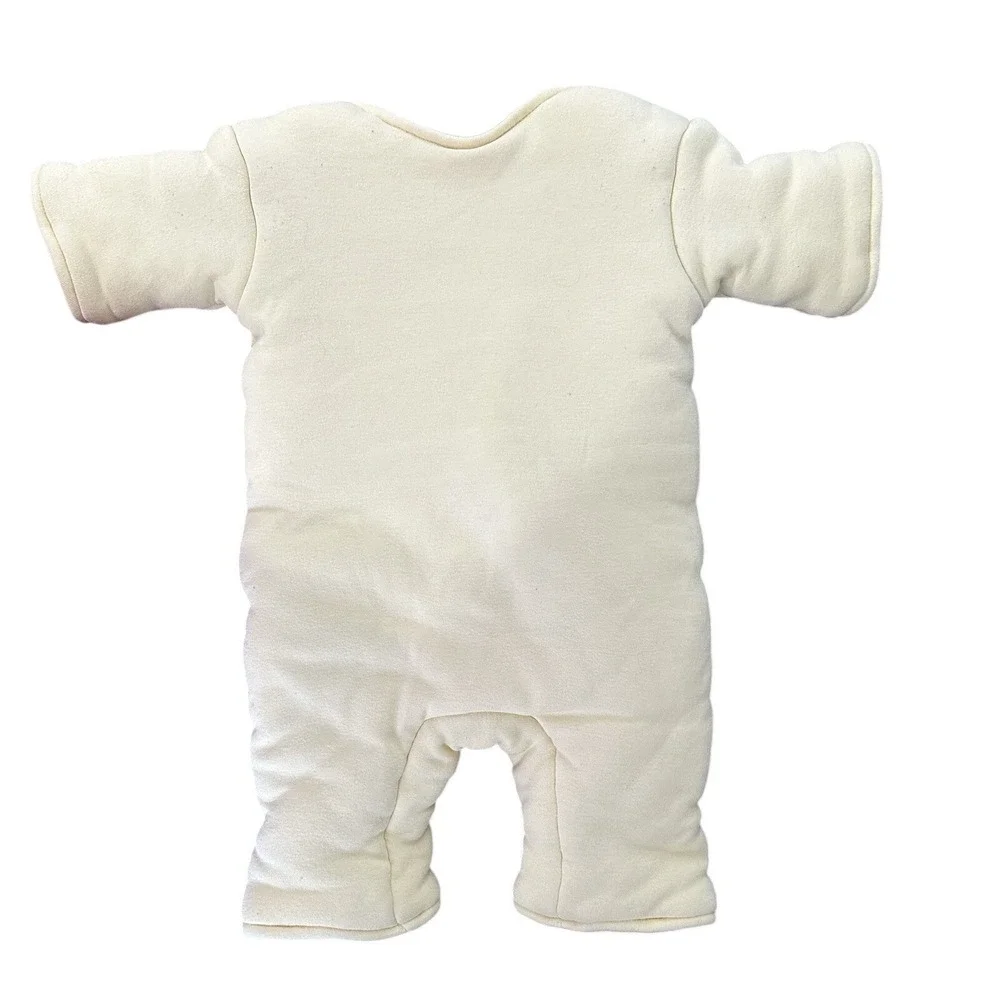 Merlin Sleepsuit Kids Small Yellow Quilted Cotton Swaddle Transition‎